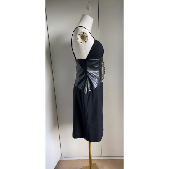 90s Hugo Buscati Collection Designer Little Black Dress Size 4 Sexy Cocktail - Picture 5 of 8